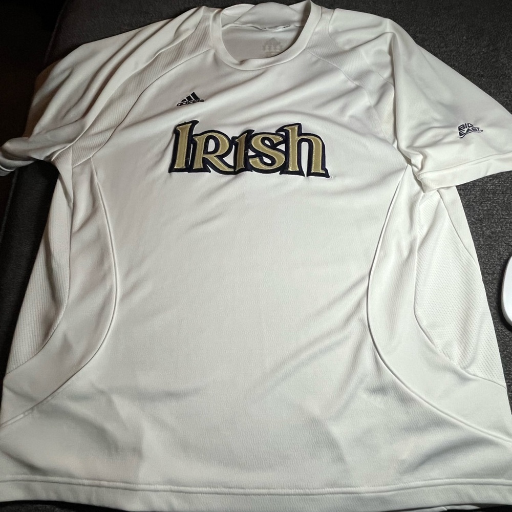 Vintage Adidas Notre Dame Fighting Irish Big East Warm Up Size M